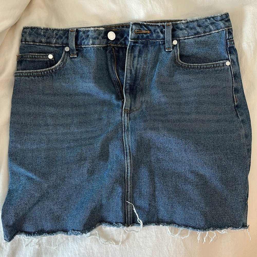 Denim mini skirt size 12